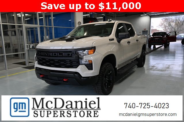 New 2026 Chevrolet Silverado 1500 Custom Trail Boss w/ LPO, Dark Essentials Package