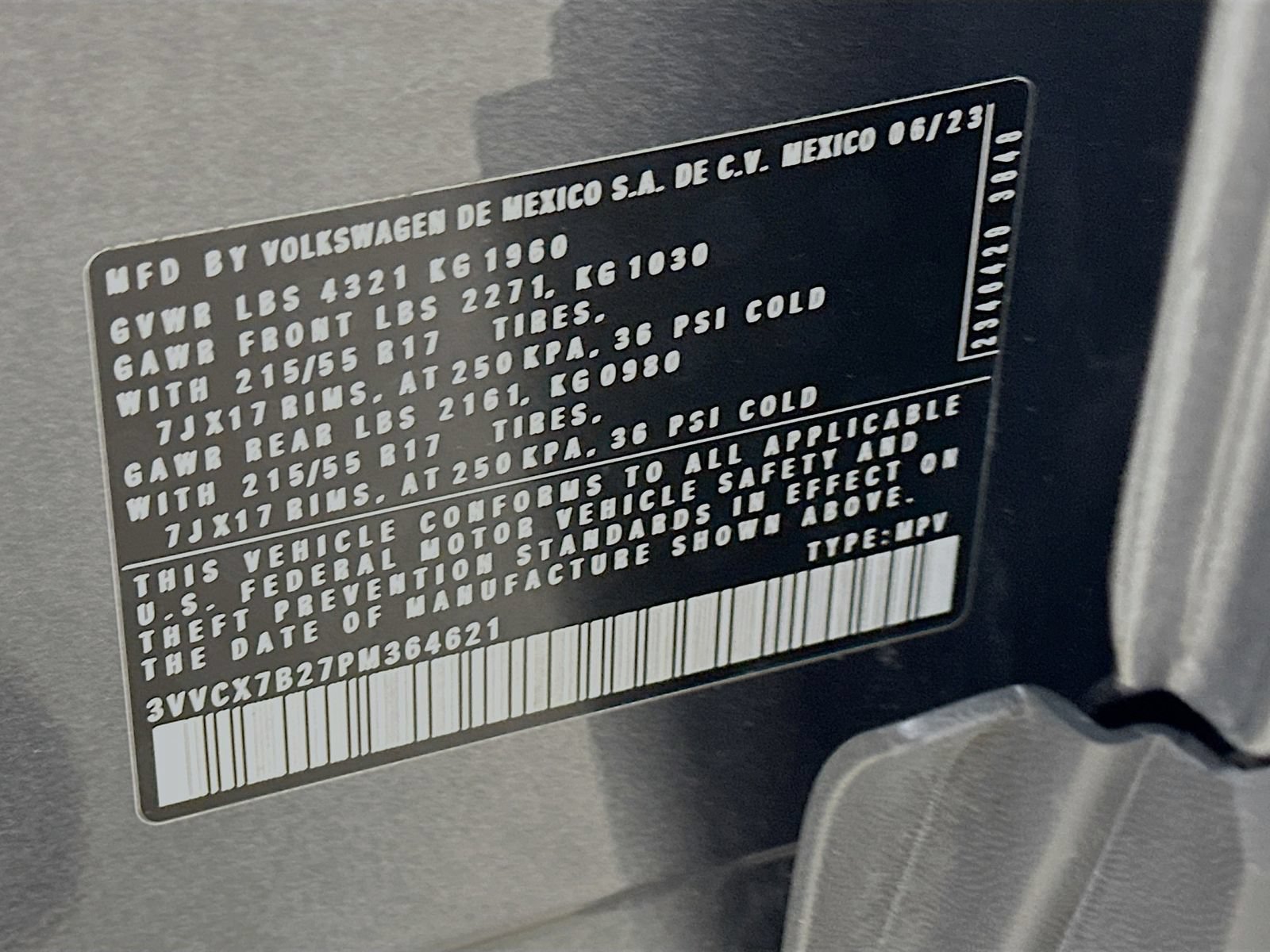 Certified 2023 Volkswagen Taos S FWD image 43