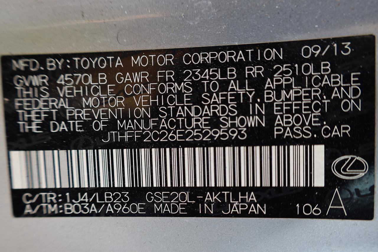 Used 2014 Lexus IS 250C w/ F-Sport Package w/as Tires RWD image 19