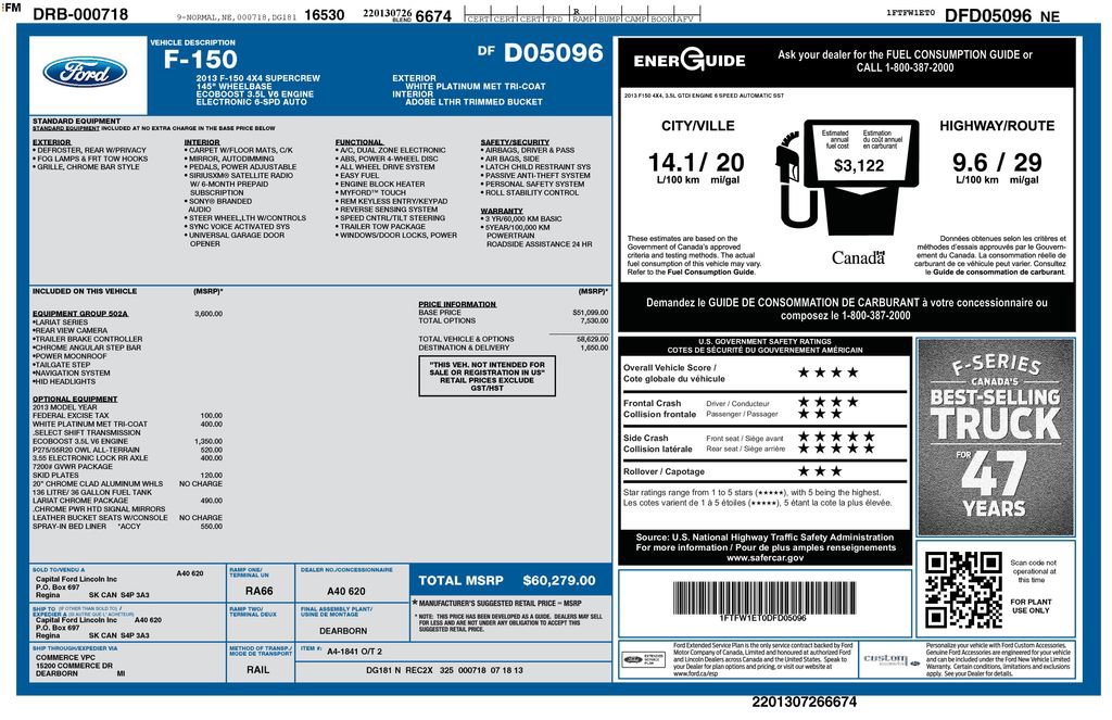Used 2013 Ford F150 Lariat w/ Luxury Equipment Group image 4