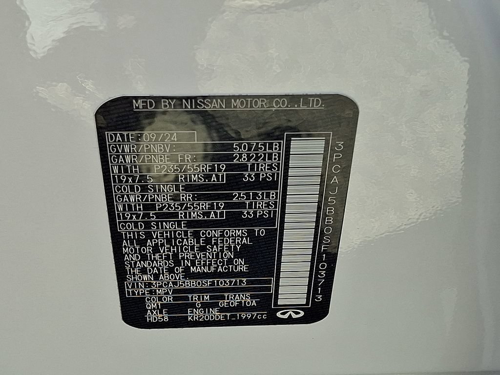 Used 2025 INFINITI QX50 Luxe AWD/4WD image 26