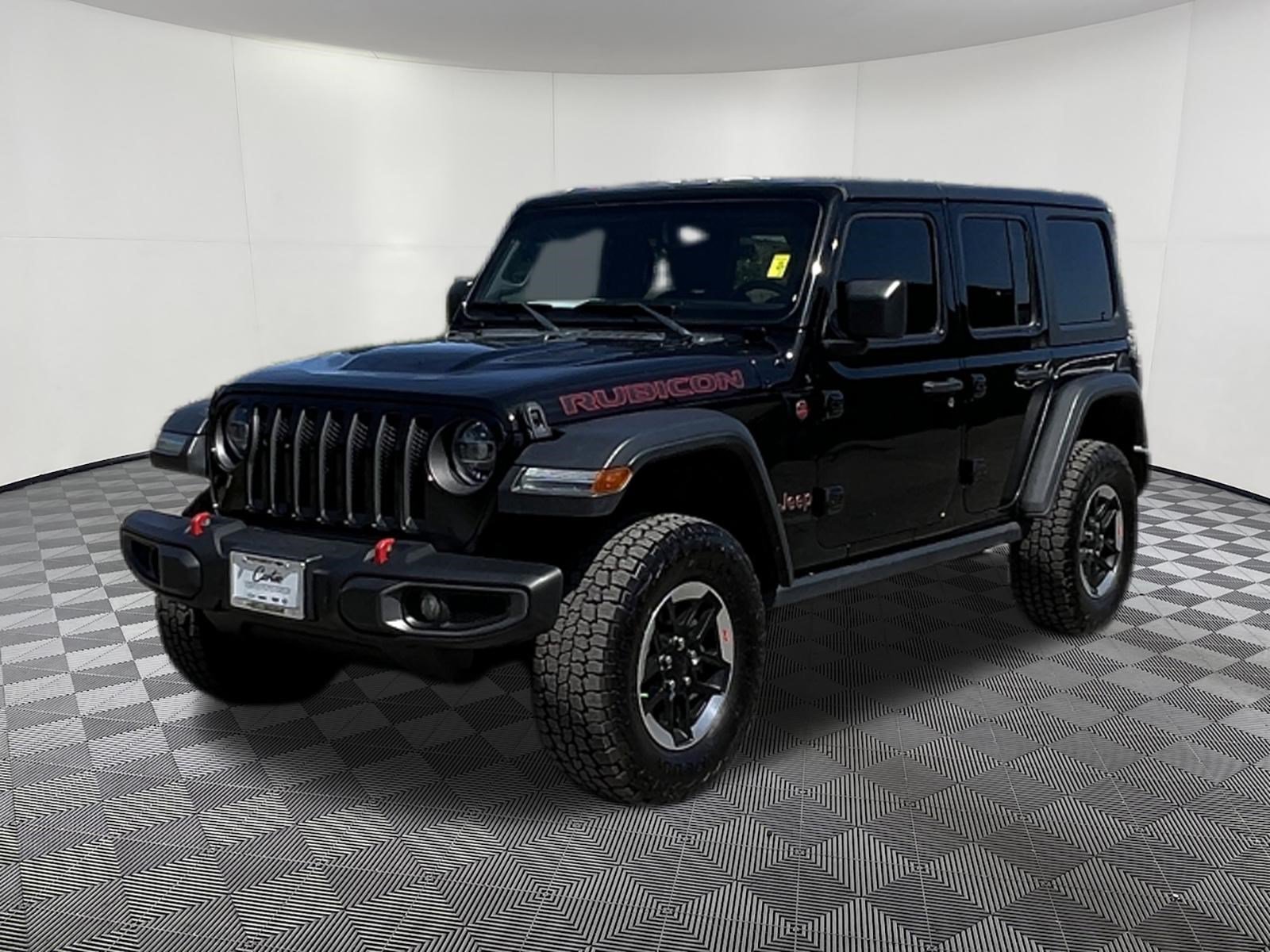 Used 2021 Jeep Wrangler Unlimited Rubicon w/ Uconnect 4C Nav & Sound Group AWD/4WD image 3