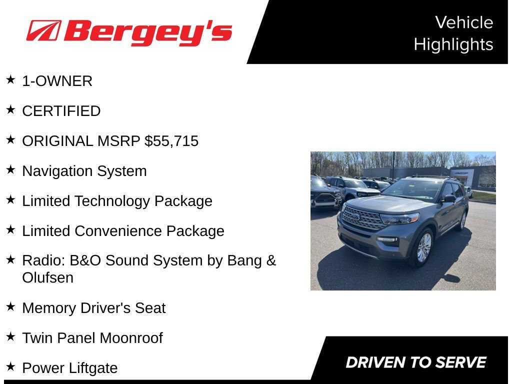 Certified 2023 Ford Explorer Limited w/ Limited Technology Package image 5