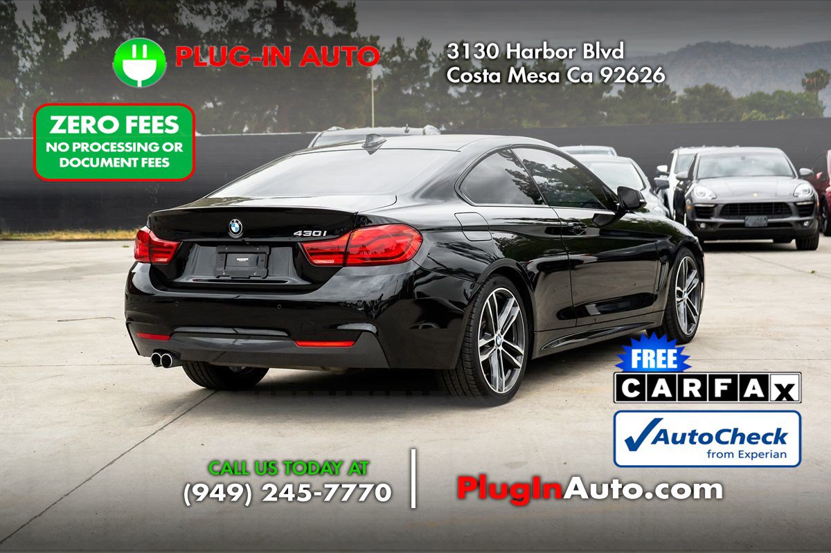 Used 2019 BMW 430i Coupe w/ M Sport Package RWD image 4