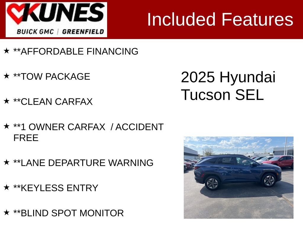 Used 2025 Hyundai Tucson SEL AWD/4WD image 3