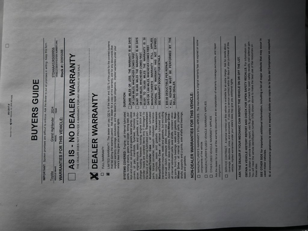 Used 2024 Toyota Grand Highlander XLE image 10