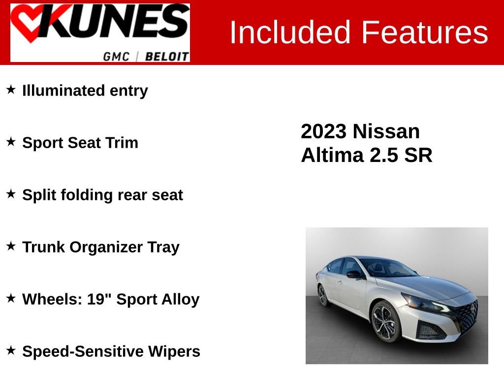 Used 2023 Nissan Altima 2.5 SR image 3