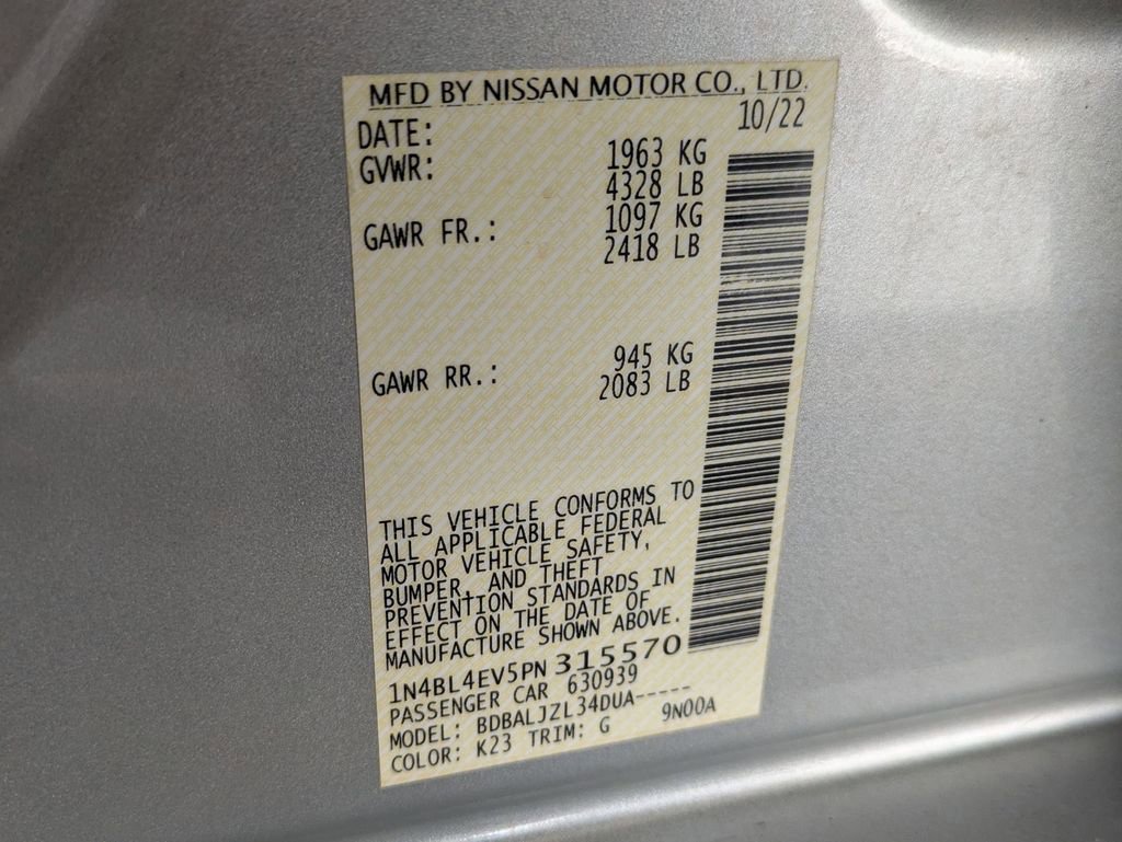 Used 2023 Nissan Altima 2.5 SL image 32