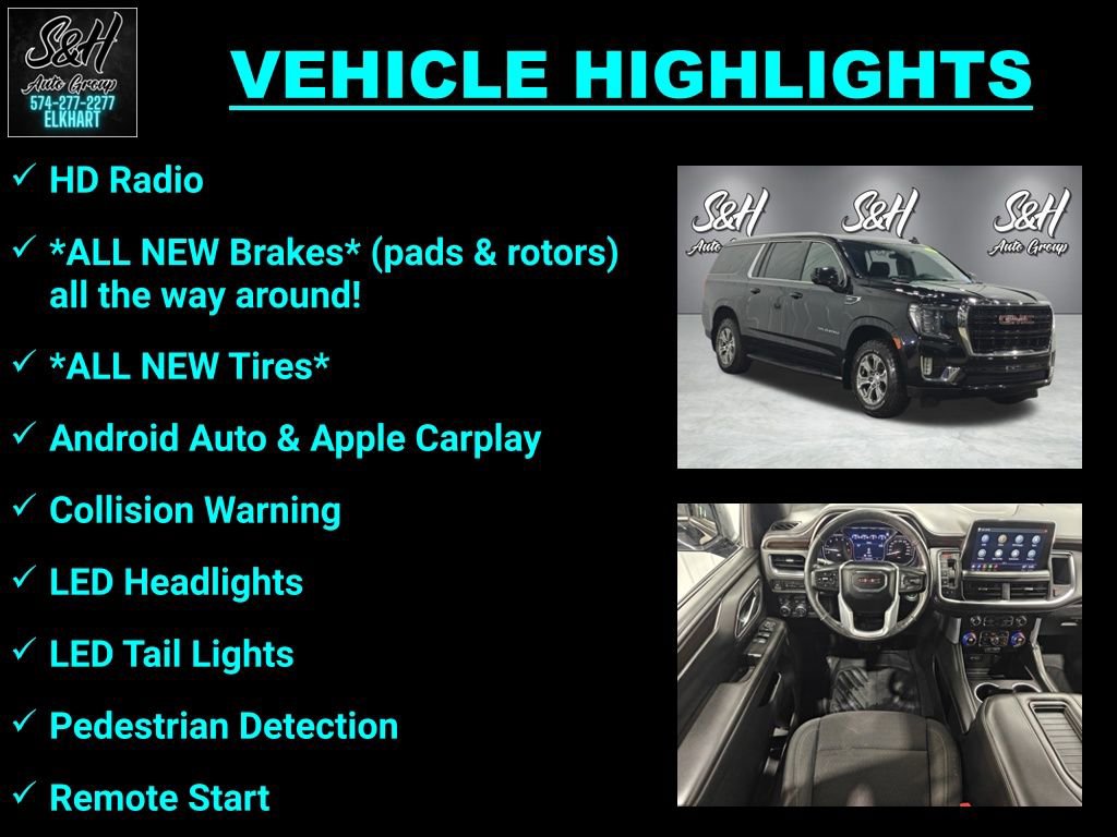Used 2021 GMC Yukon XL SLE AWD/4WD image 3