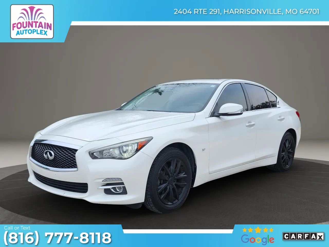 Used 2015 INFINITI Q50 Premium w/ Navigation Package AWD/4WD image 1