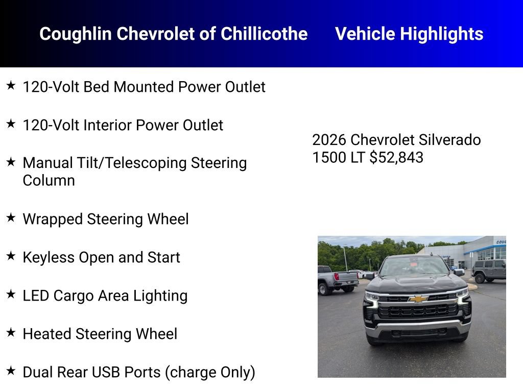 New 2026 Chevrolet Silverado 1500 LT w/ Leather Package AWD/4WD image 16