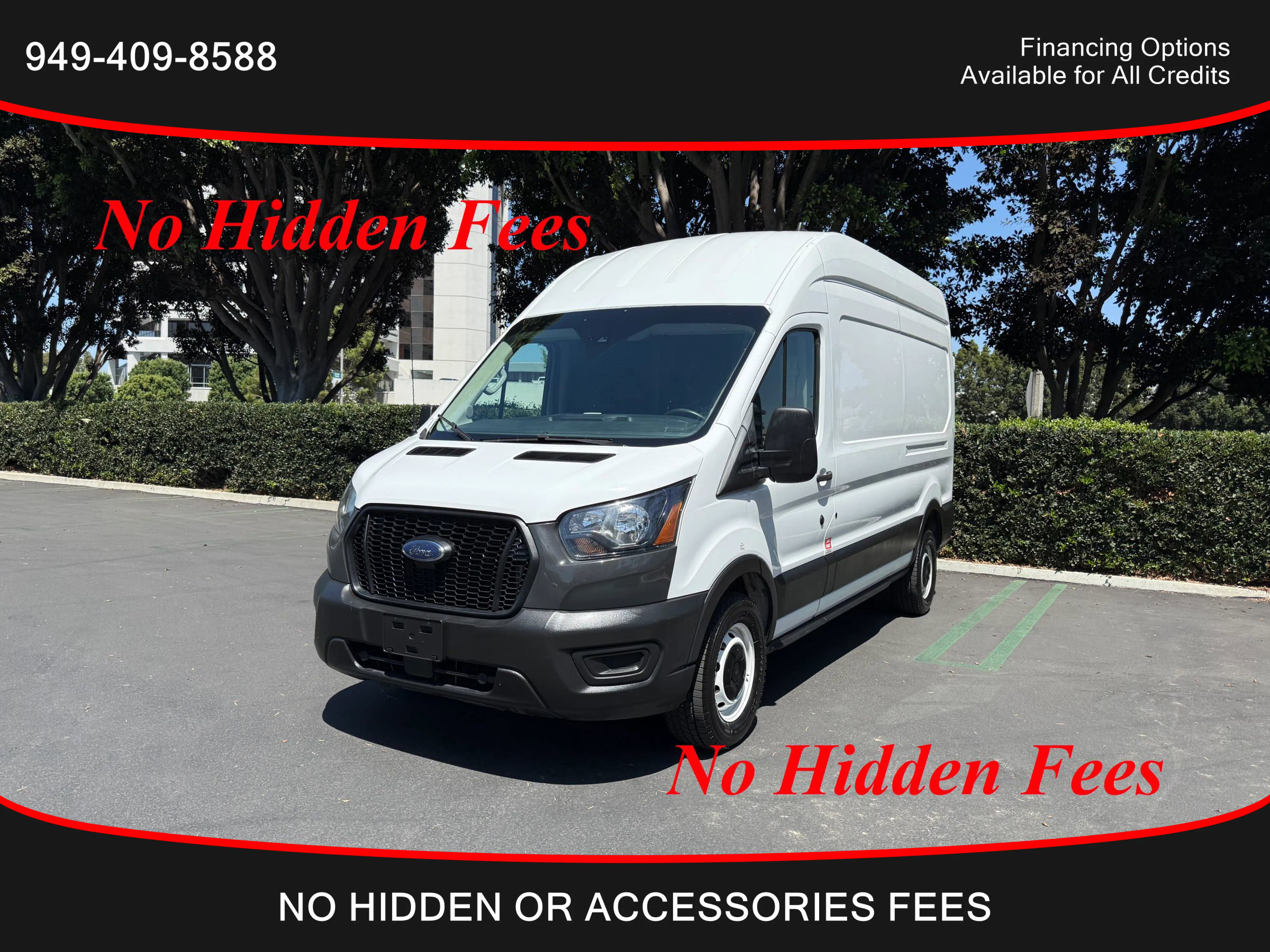 Used 2021 Ford Transit 250 148 High Roof w/ Load Area Protection Package image 1