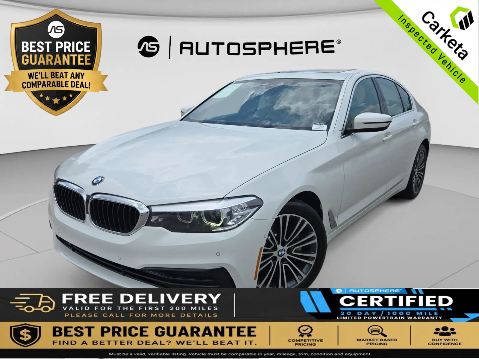 Used 2019 BMW 530i w/ Convenience Package RWD image 1