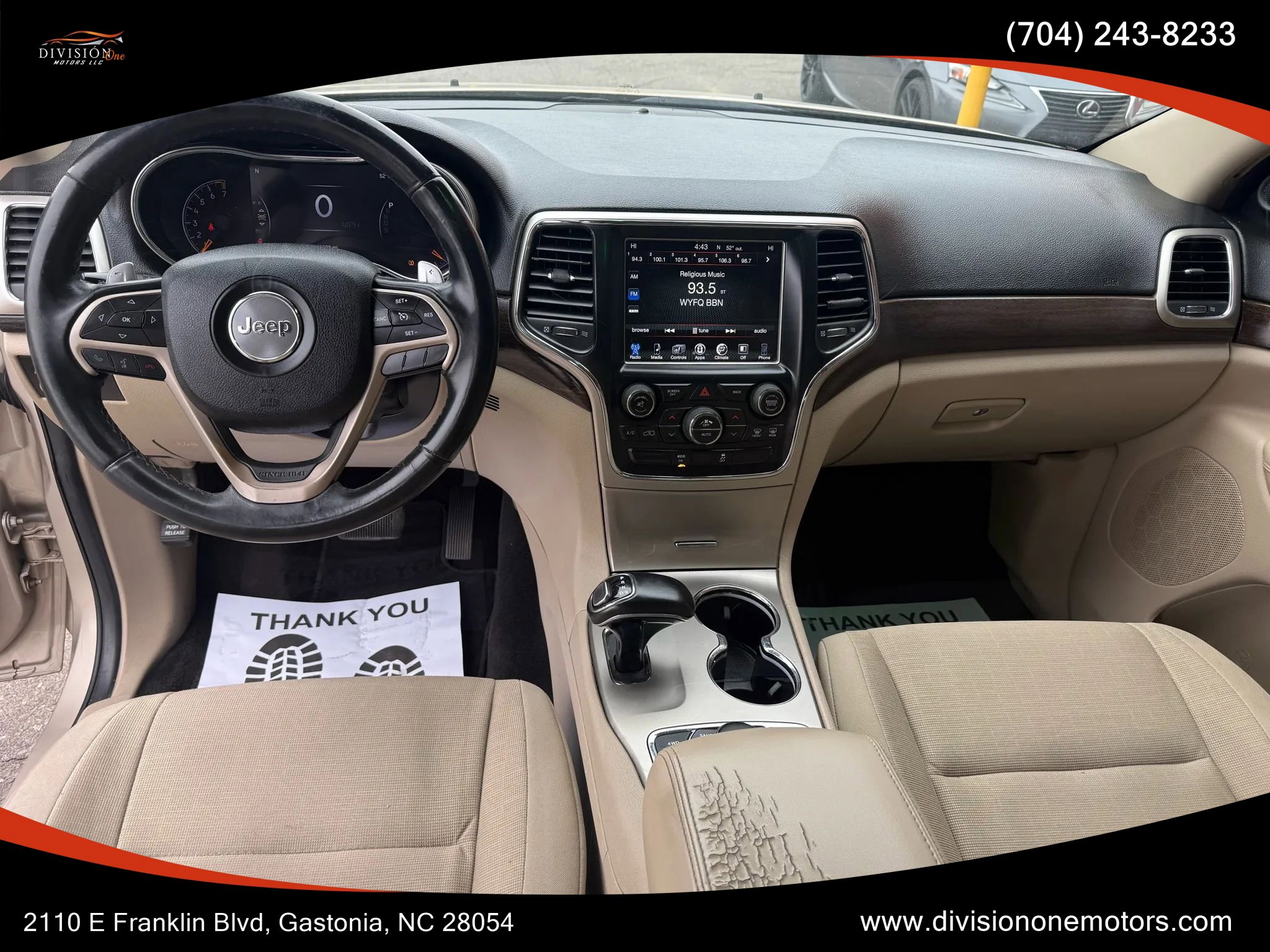 Used 2014 Jeep Grand Cherokee Laredo w/ 18" Wheel & 8.4" Radio Group AWD/4WD image 7