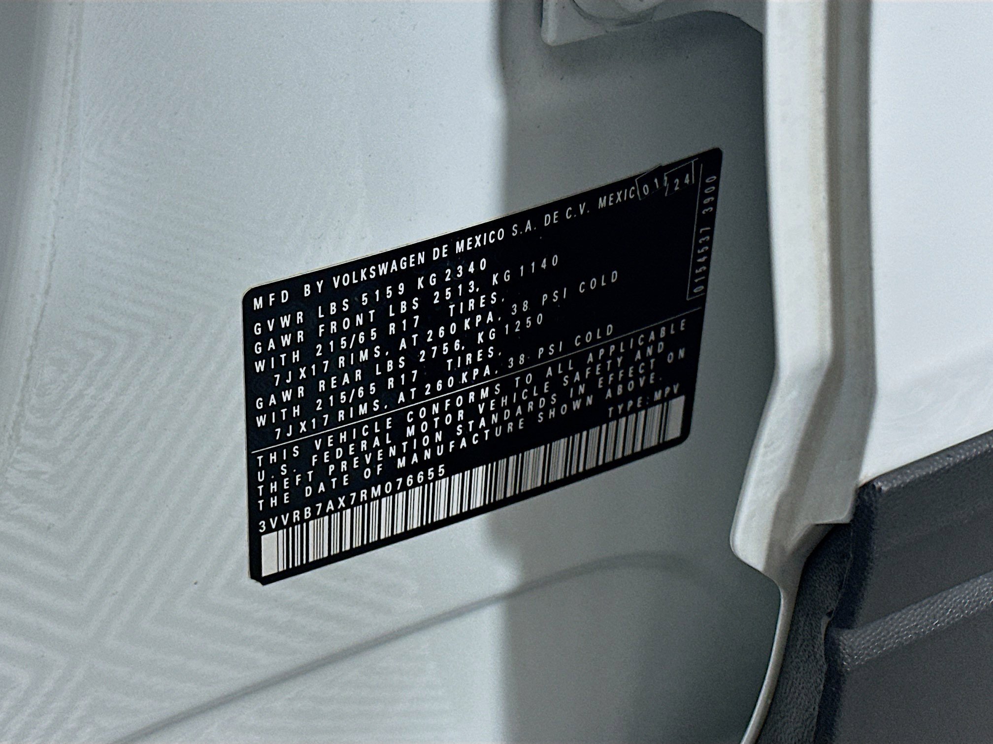 Used 2024 Volkswagen Tiguan S image 12