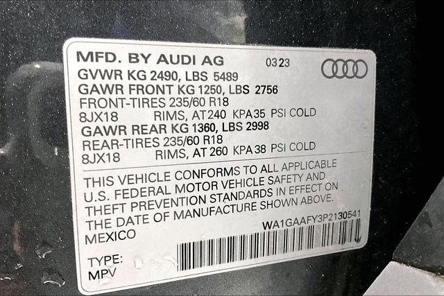 Used 2023 Audi Q5 2.0T Premium w/ Convenience Package AWD/4WD image 12