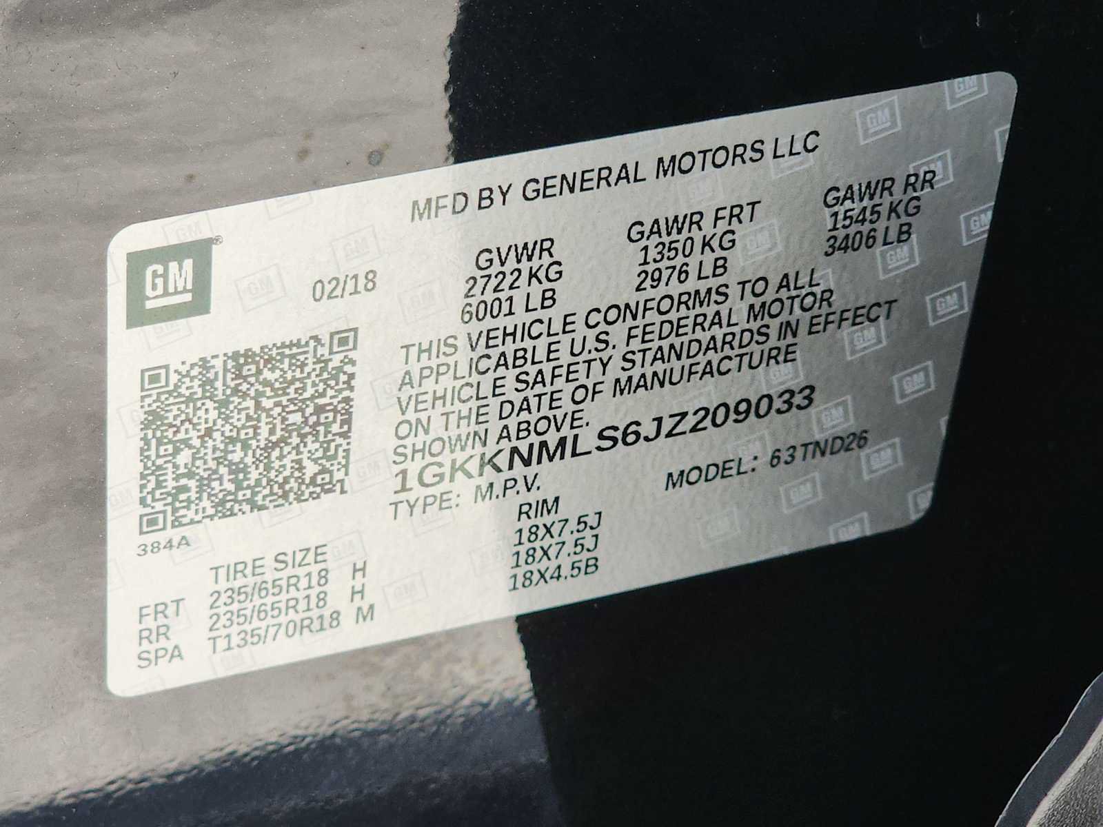 Used 2018 GMC Acadia SLT w/ LPO, Black Accent Package FWD image 20