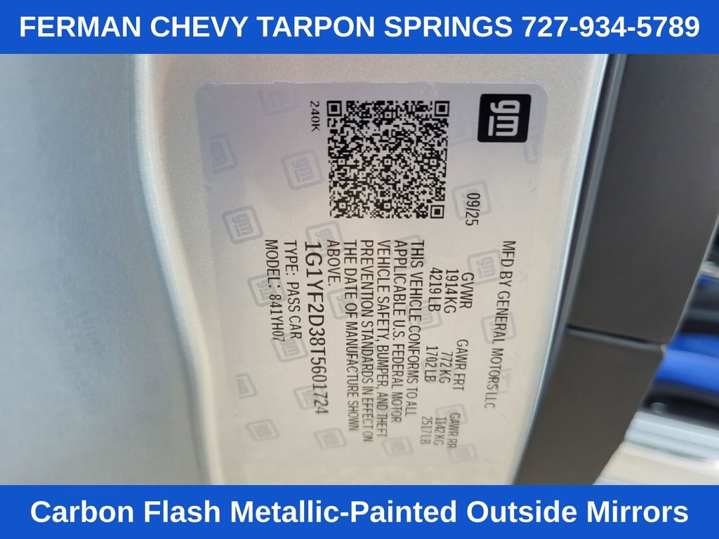 New 2026 Chevrolet Corvette Z06 w/ Stealth Interior Trim Package image 24