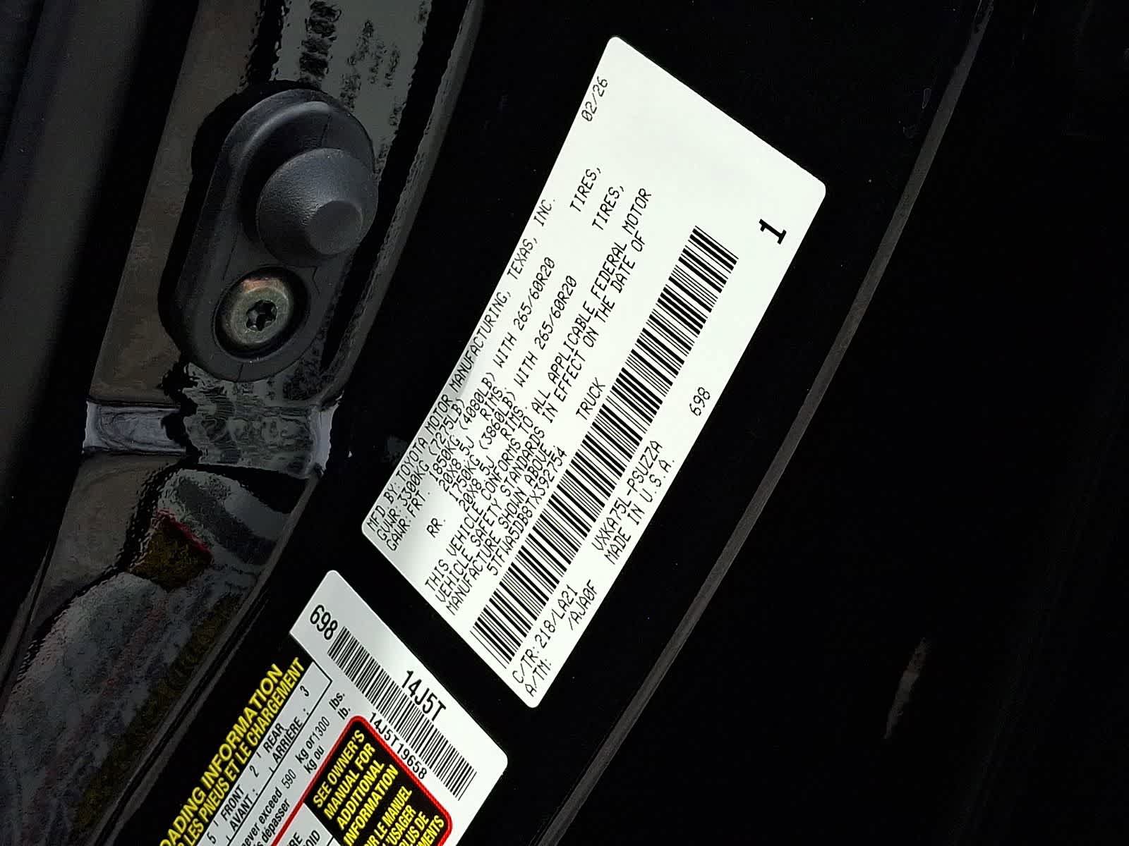 New 2026 Toyota Tundra Platinum image 20
