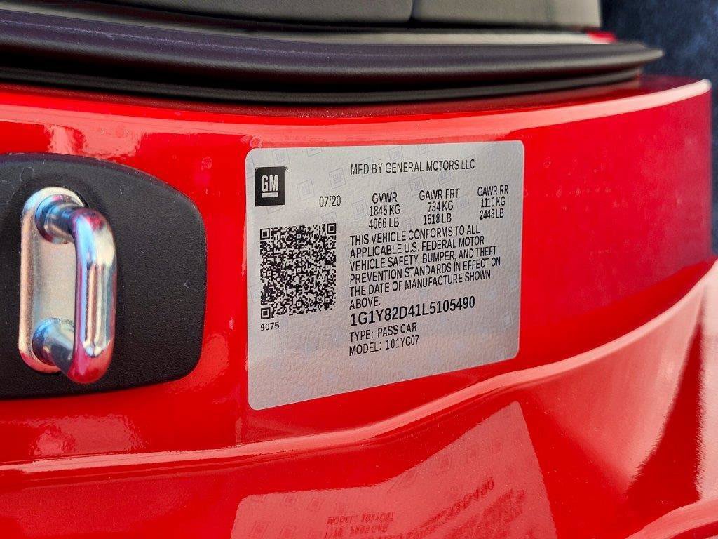 Used 2020 Chevrolet Corvette Stingray Premium Cpe w/ 3LT Preferred Equipment Group RWD image 26