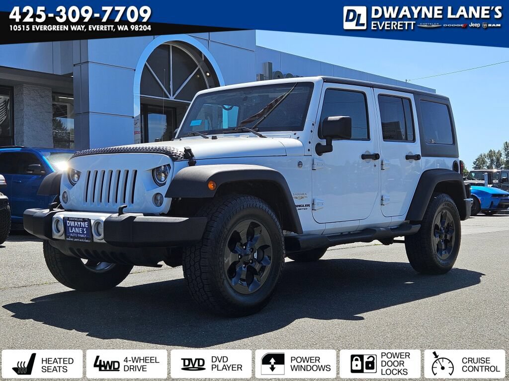 Used 2015 Jeep Wrangler Unlimited Sahara w/ Connectivity Group AWD/4WD image 1