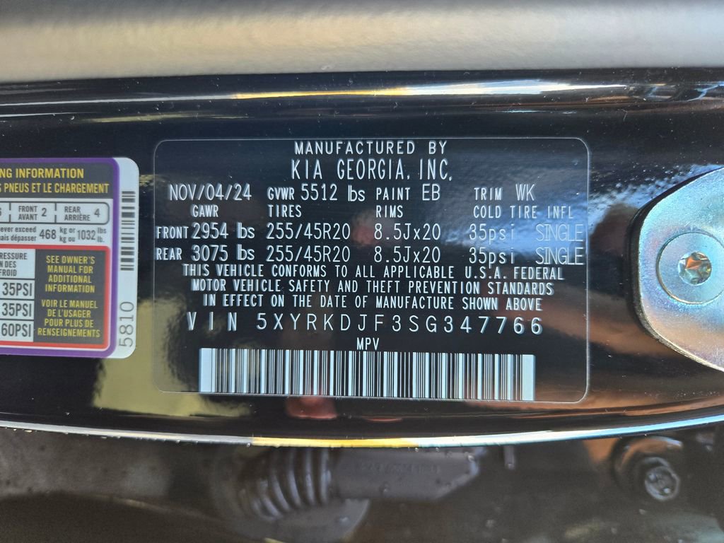 Used 2025 Kia Sorento SX Prestige w/ Olive Brown Leather Package image 35