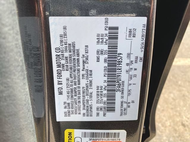 Used 2020 Ford Fusion SE AWD/4WD image 14