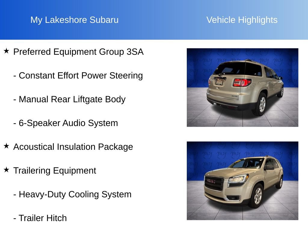 Used 2014 GMC Acadia SLE AWD/4WD image 11