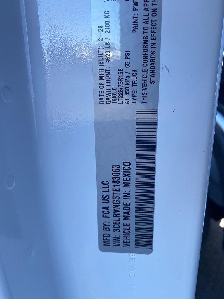 New 2026 RAM ProMaster 1500 image 34