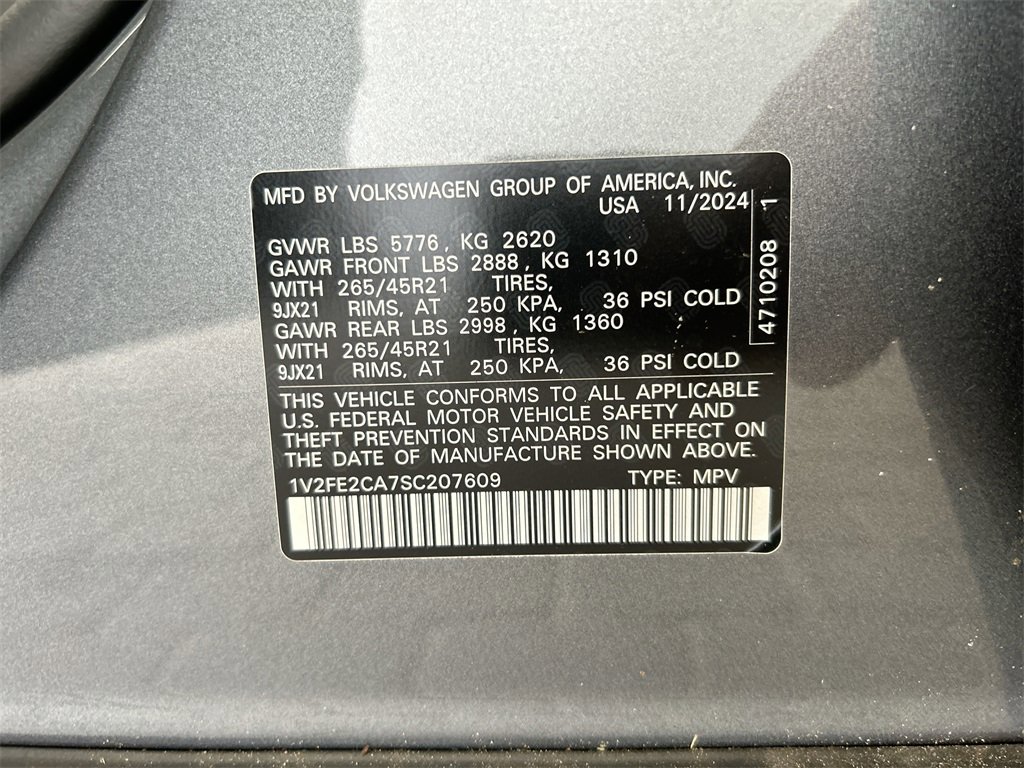 New 2025 Volkswagen Atlas Cross Sport SEL Premium R-Line image 55