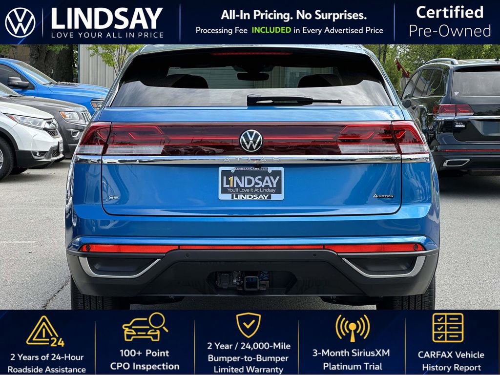 Certified 2024 Volkswagen Atlas Cross Sport SE w/ Black Wheel Package AWD/4WD image 6