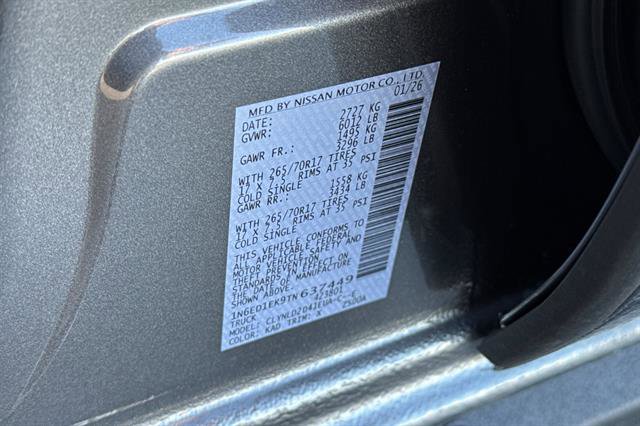 New 2026 Nissan Frontier PRO-4X w/ Pro-4x Convenience Package image 32