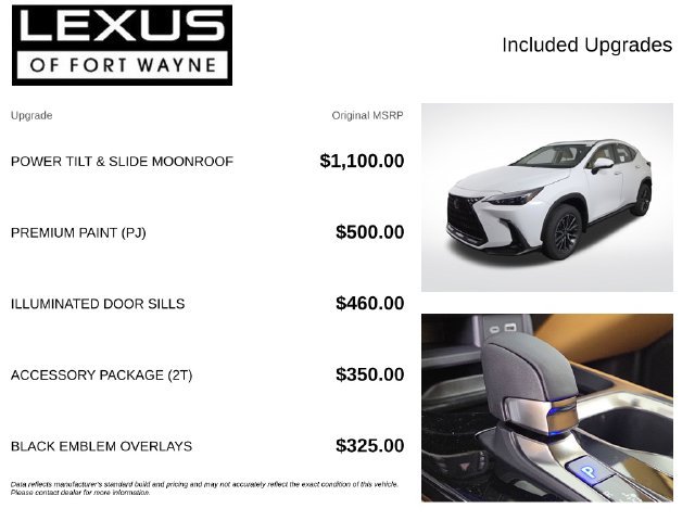 New 2026 Lexus NX 350 AWD w/ Accessory Package (2T) image 4