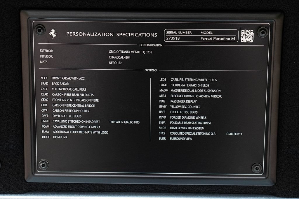 Certified 2022 Ferrari Portofino M RWD image 55