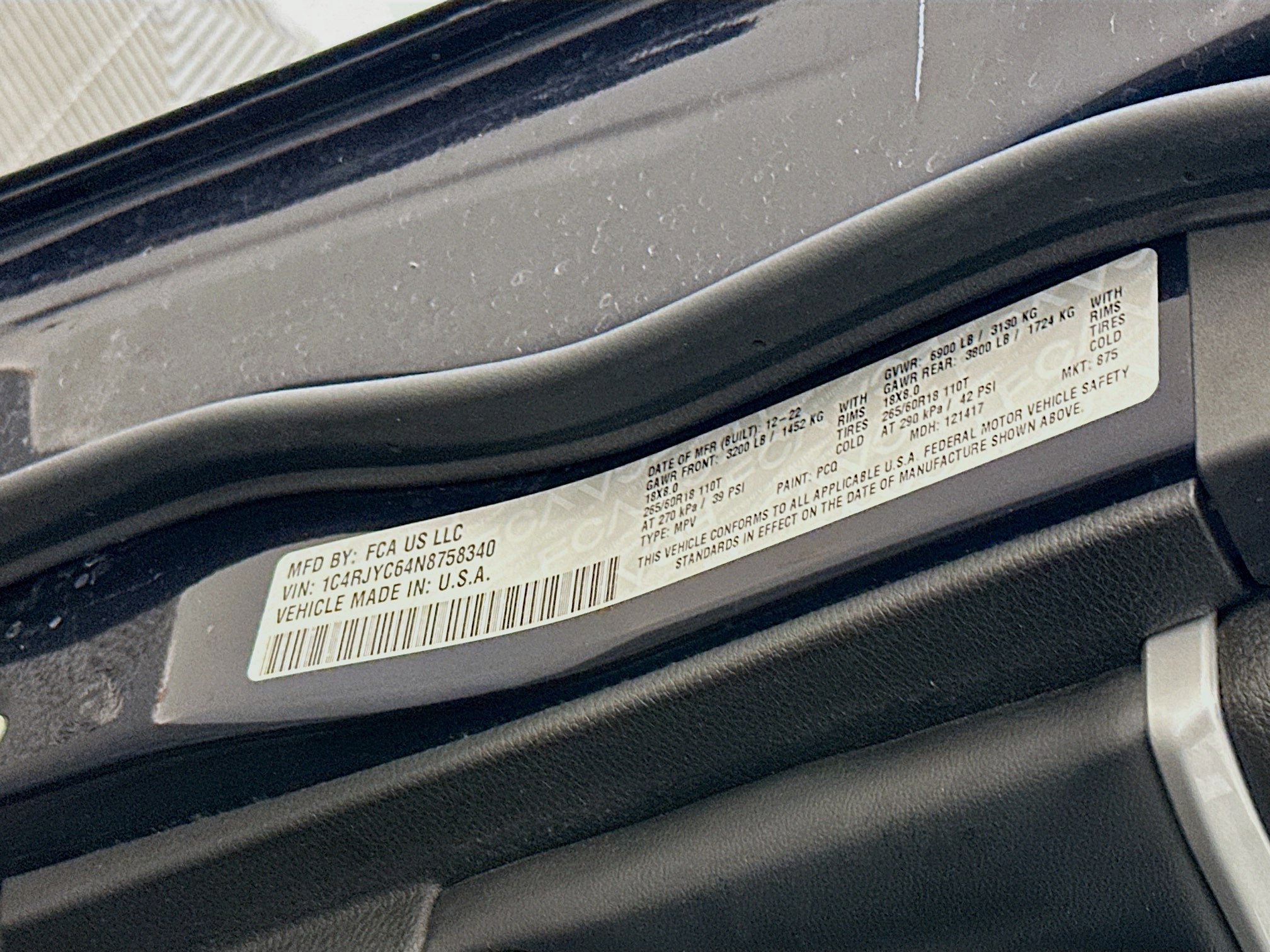 Used 2022 Jeep Grand Cherokee Trailhawk w/ Advanced Protech Group II image 12