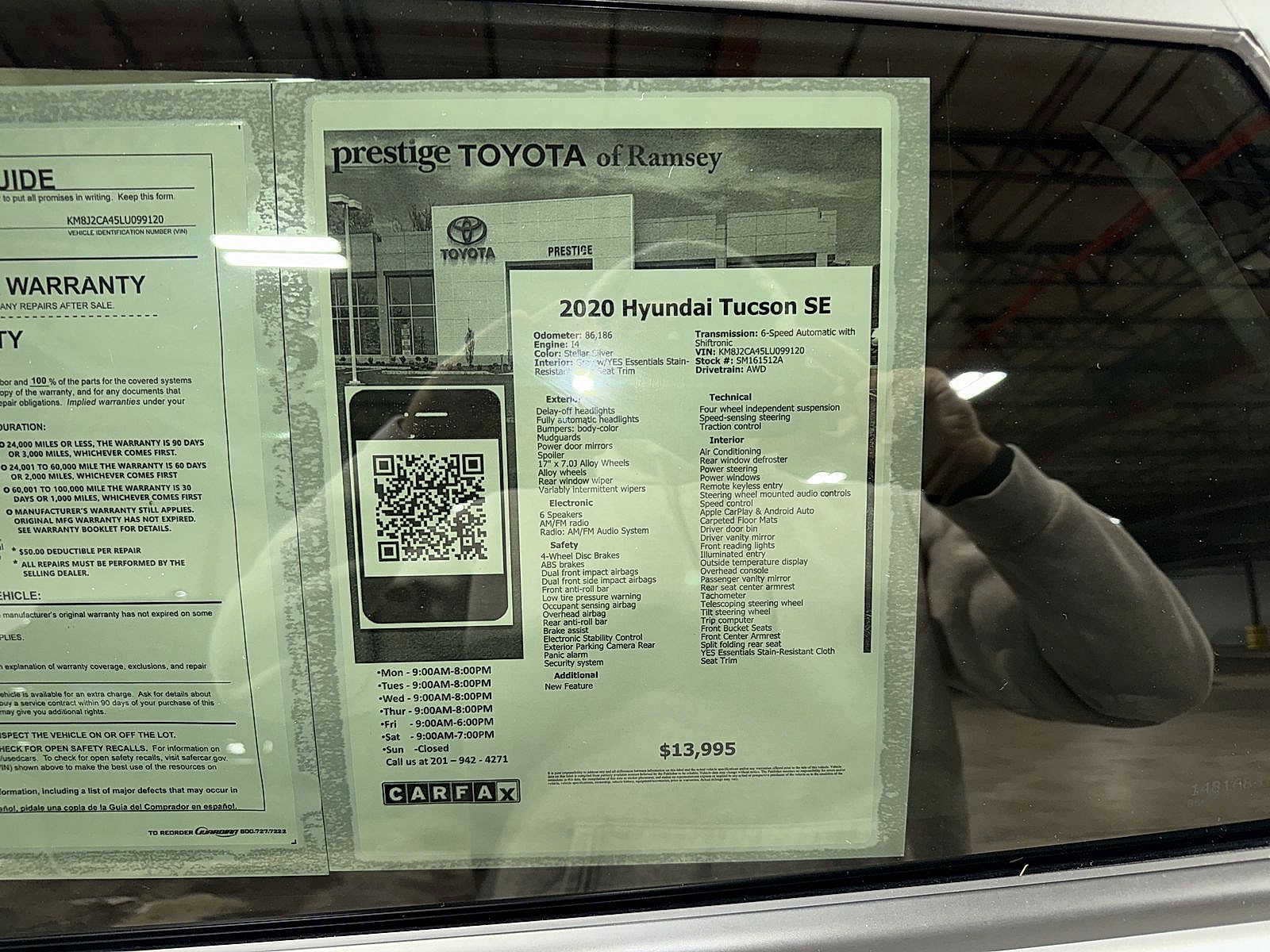 Used 2020 Hyundai Tucson SE image 13