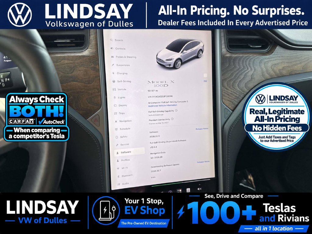 Used 2018 Tesla Model X 100D AWD/4WD image 20