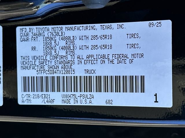 New 2026 Toyota Tundra TRD Pro image 29