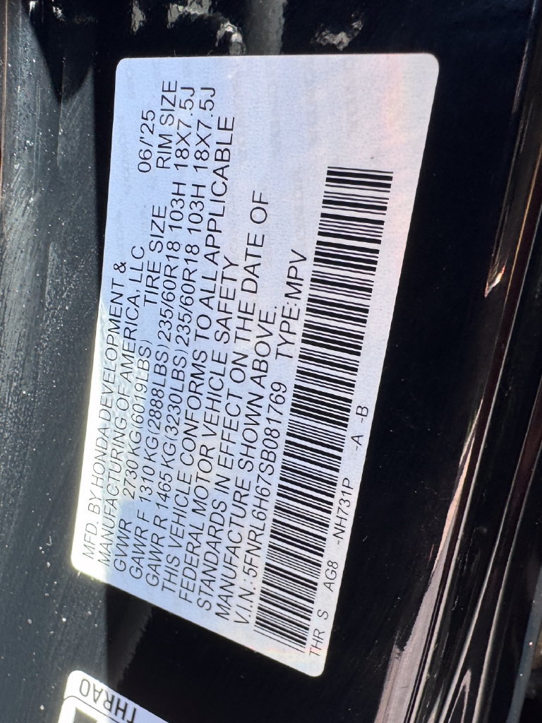 Used 2025 Honda Odyssey EX-L image 39