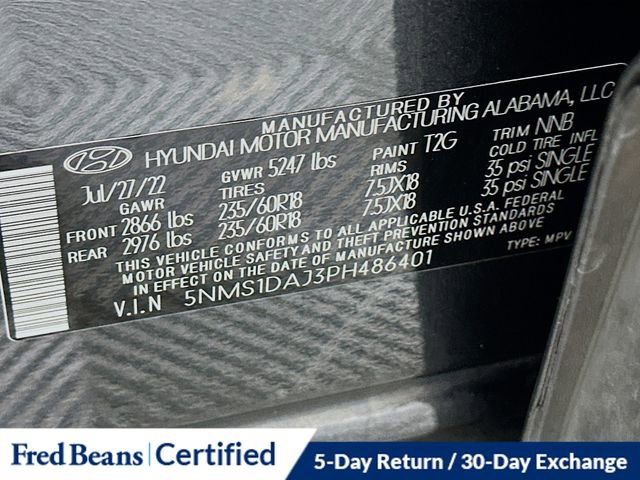Certified 2023 Hyundai Santa Fe SE image 31