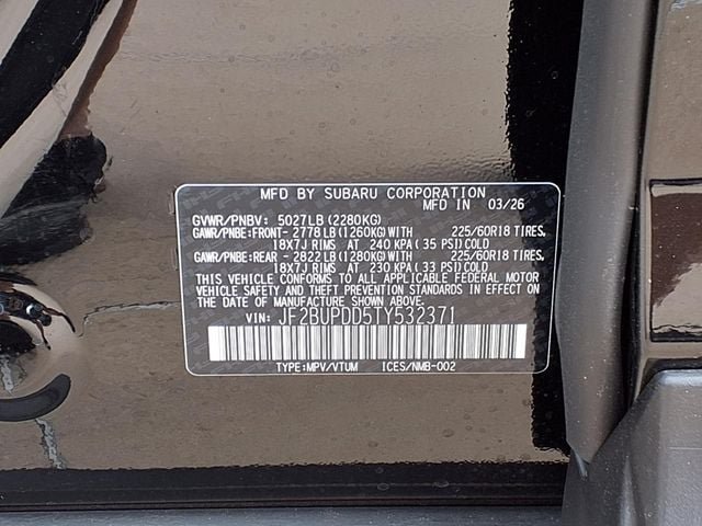New 2026 Subaru Outback Limited AWD/4WD image 10