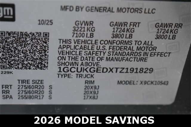 New 2026 Chevrolet Silverado 1500 LTZ w/ LTZ Premium Package image 42