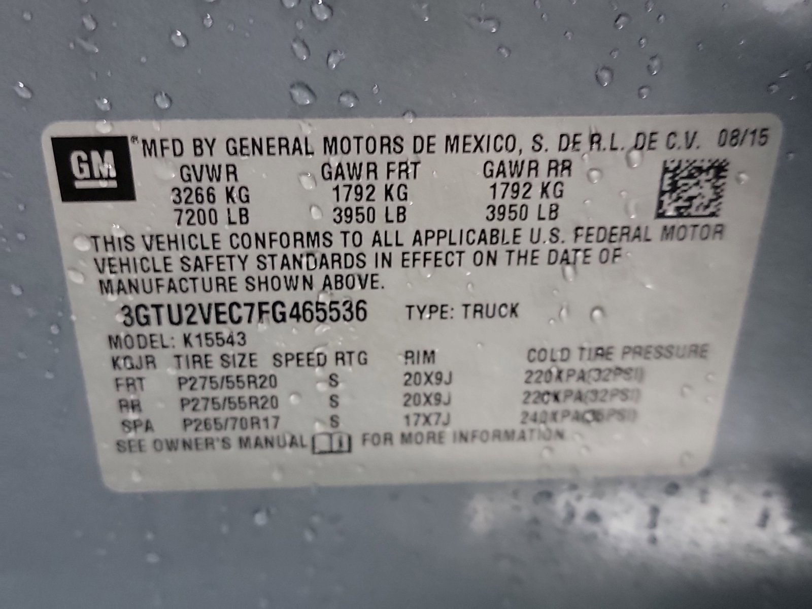 Used 2015 GMC Sierra 1500 SLT w/ SLT Crew Cab Value Package image 33