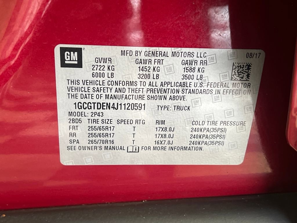 Used 2018 Chevrolet Colorado Z71 image 46