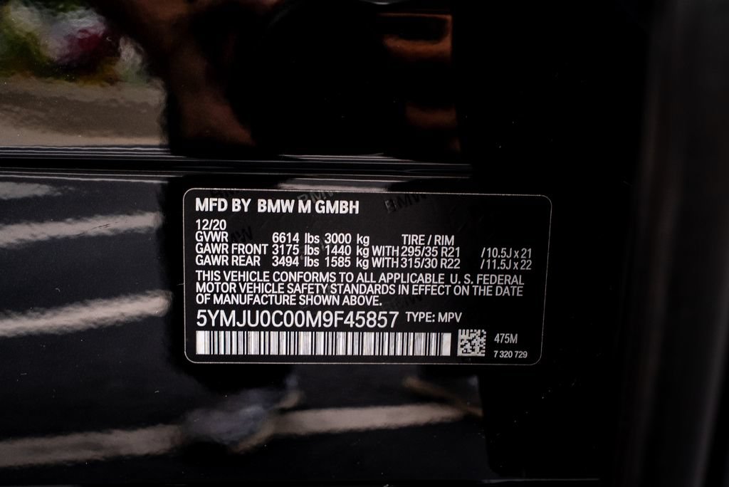 Used 2021 BMW X5 M w/ Competition Package AWD/4WD image 52