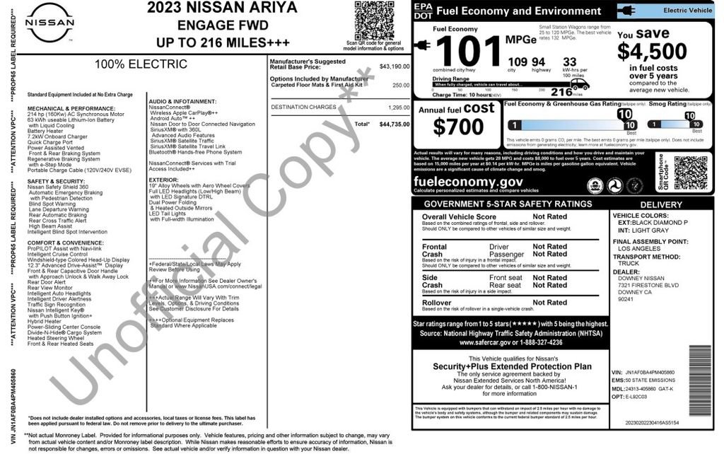 Used 2023 Nissan Ariya FWD image 4