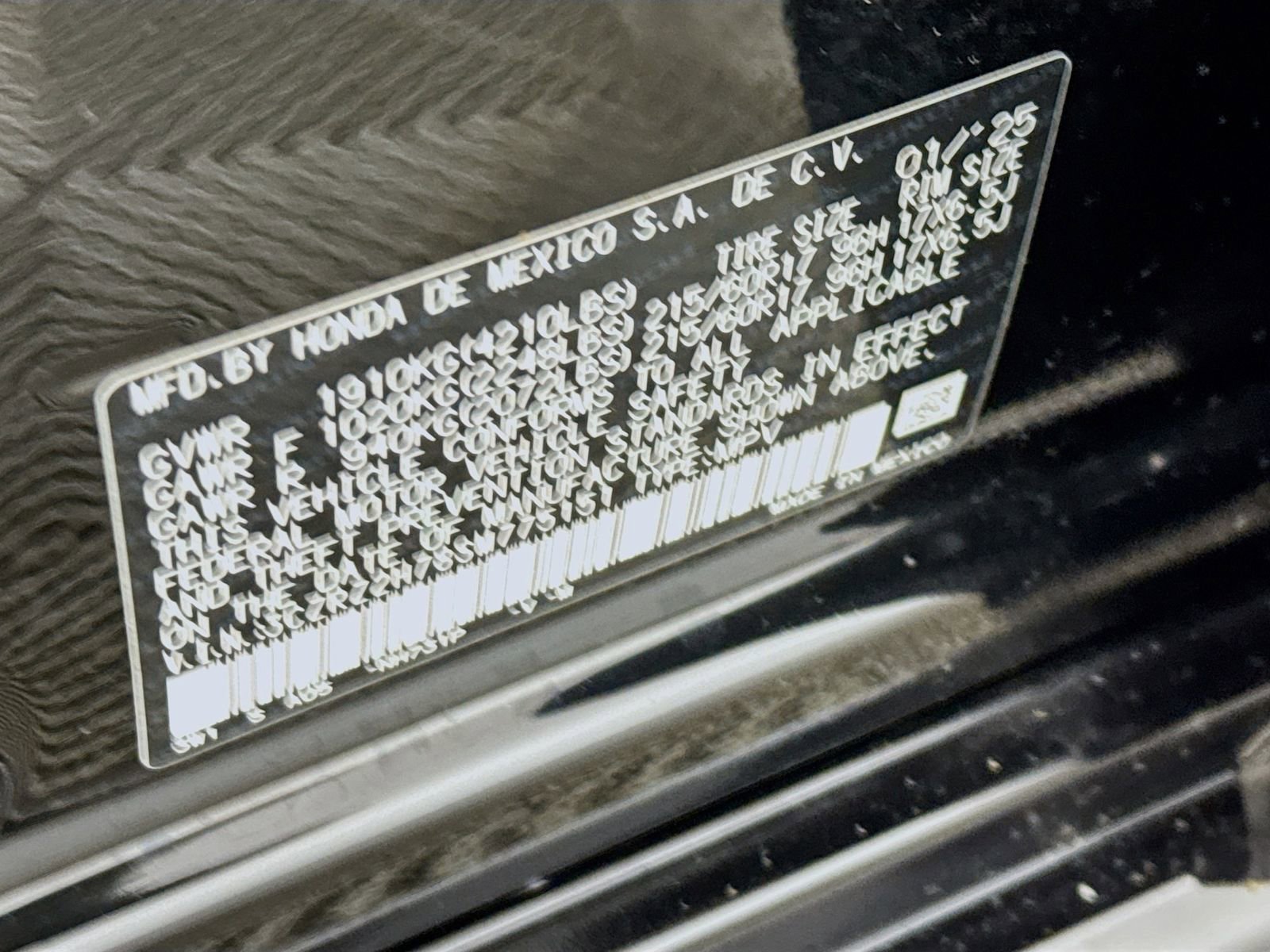 Used 2025 Honda HR-V EX-L image 25