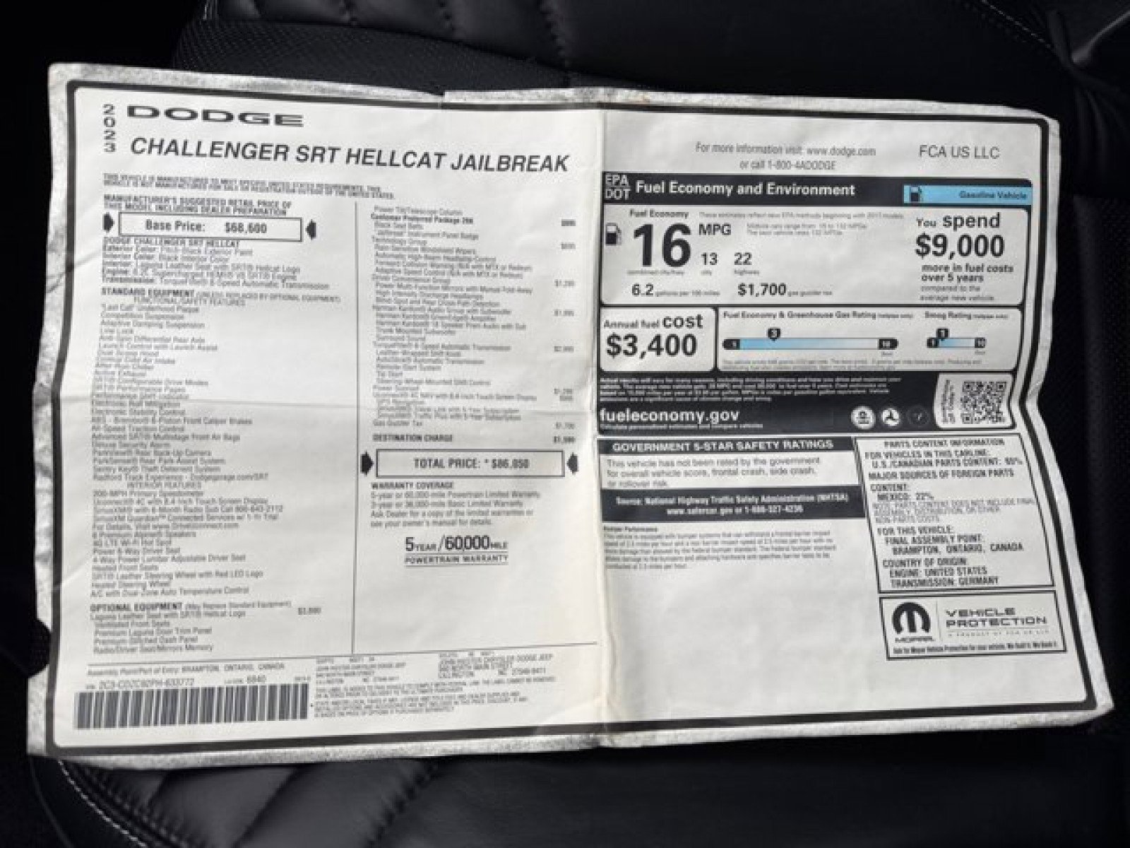 Used 2023 Dodge Challenger SRT Hellcat image 25