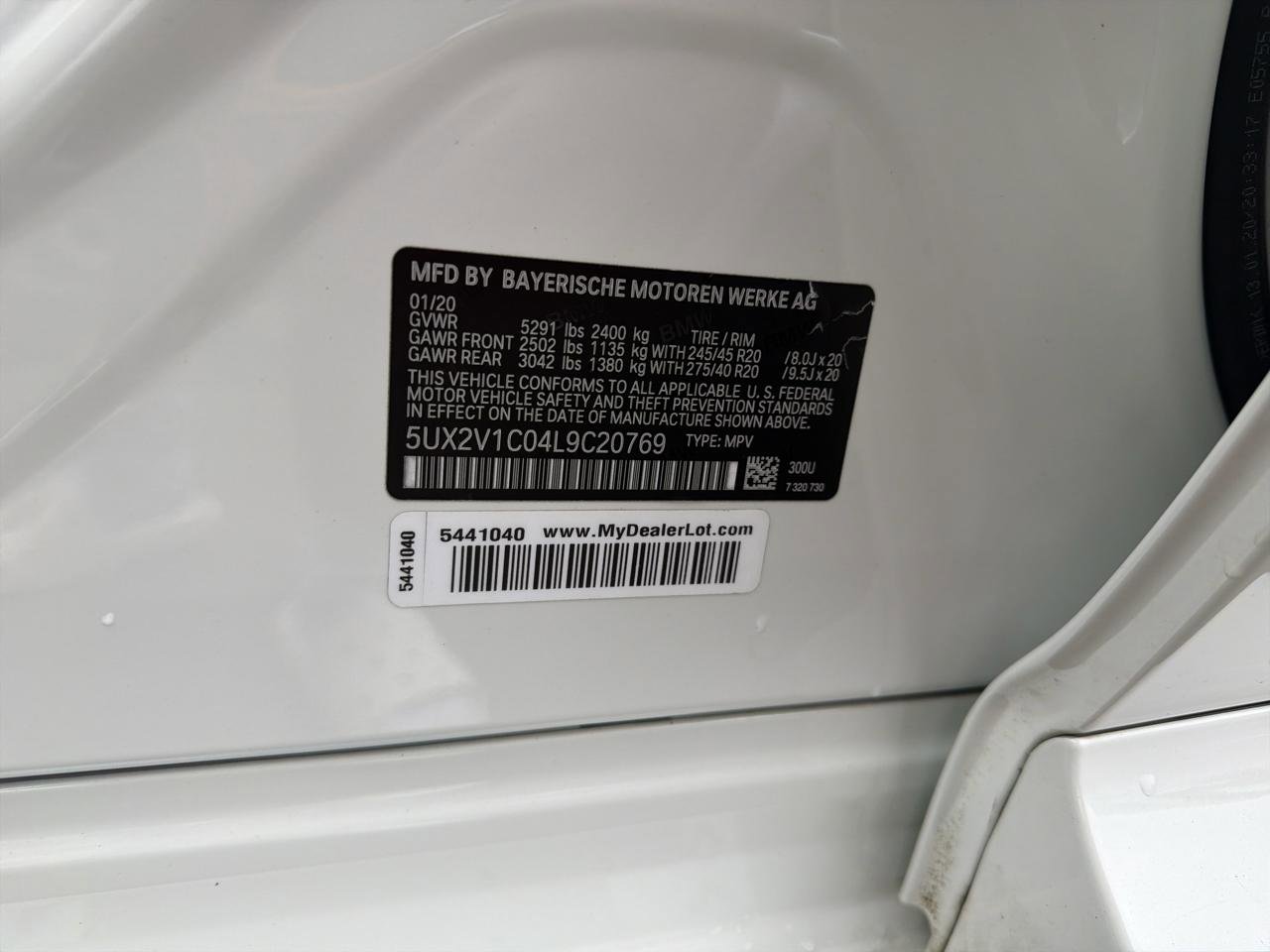 Used 2020 BMW X4 xDrive30i w/ M Sport Package 2 image 19