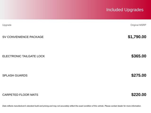 New 2026 Nissan Frontier SV w/ SV Convenience Package RWD image 3